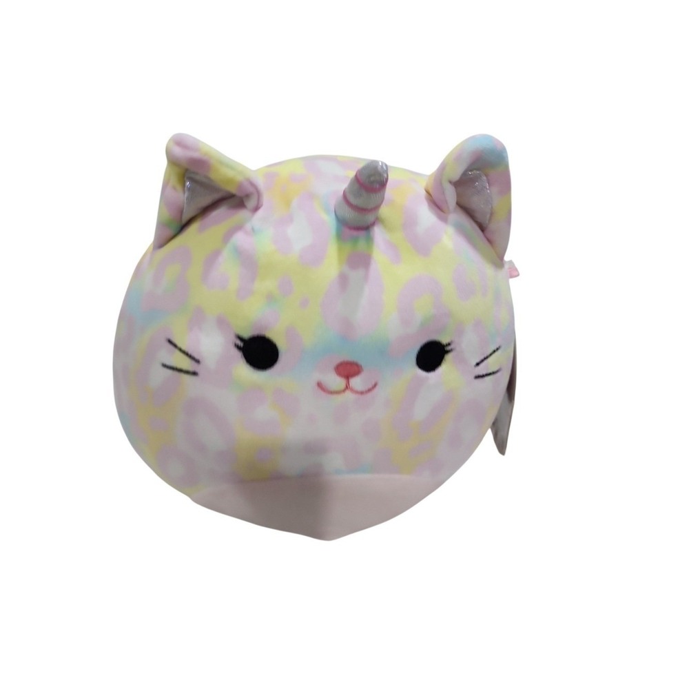 Squishmallows Soraya Caticorn Kids 7" Pastel Leopard Plush Toy Gift Collectible